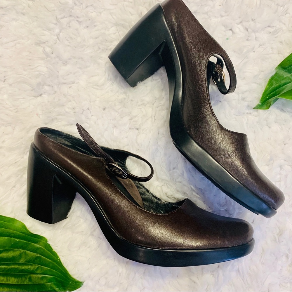 DANSKO Brown Trixie Mary Jane Mules